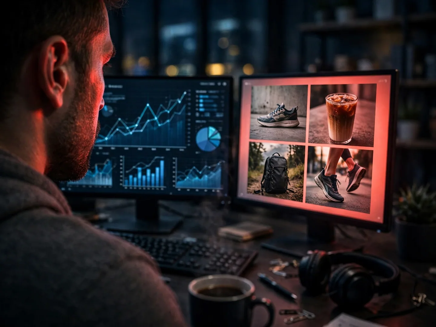 Digital marketing dashboard and campaign strategy workspace – Urban Digital Studio Nashik